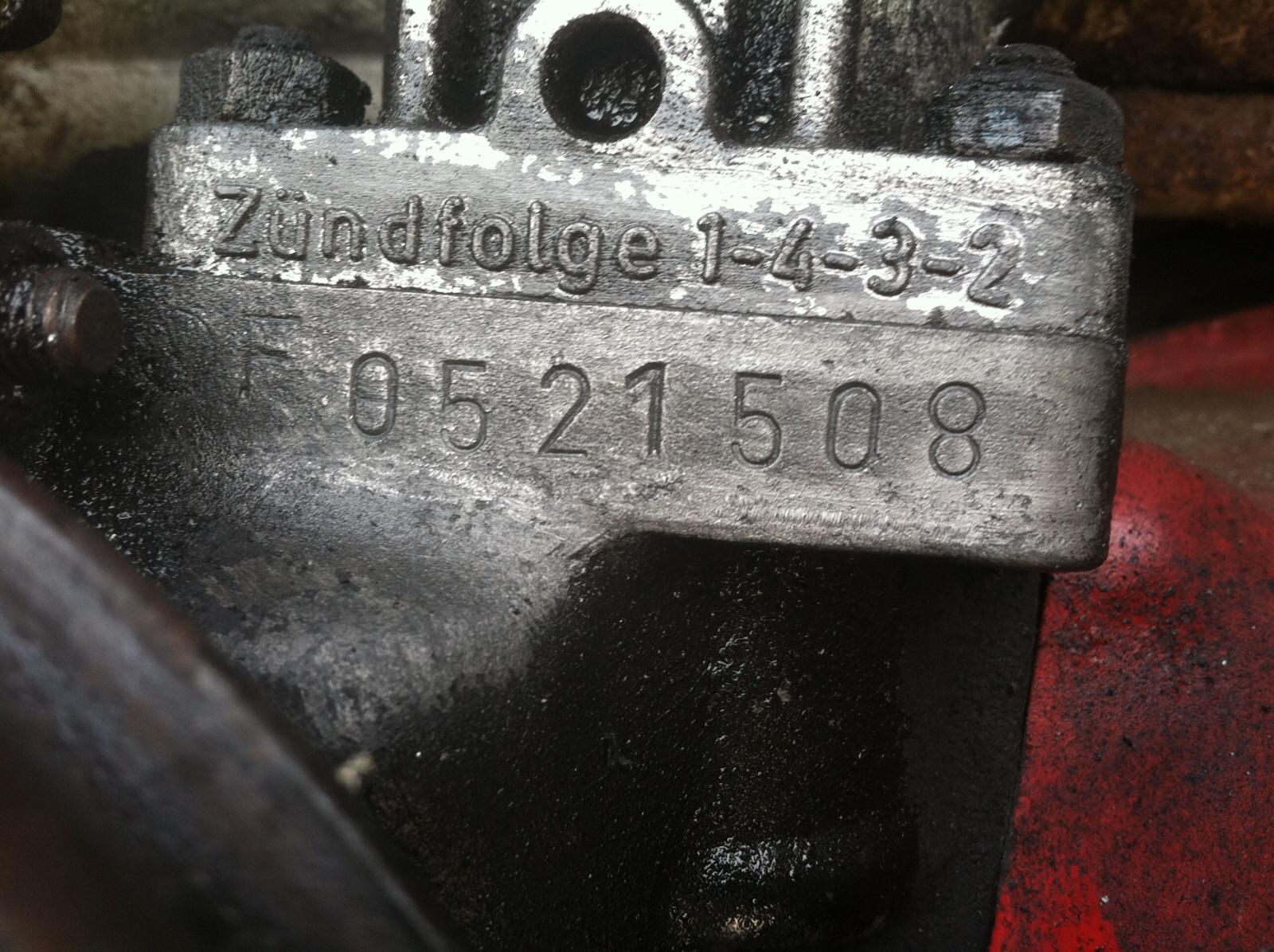 vw beetle engine serial numbers